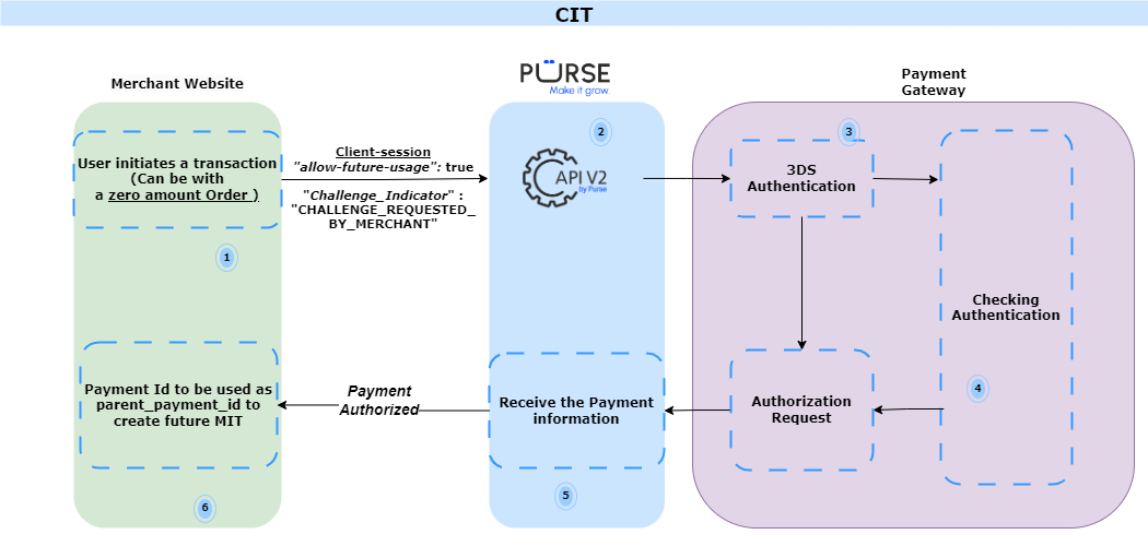CIT transaction schematic