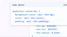 Headless SDK header